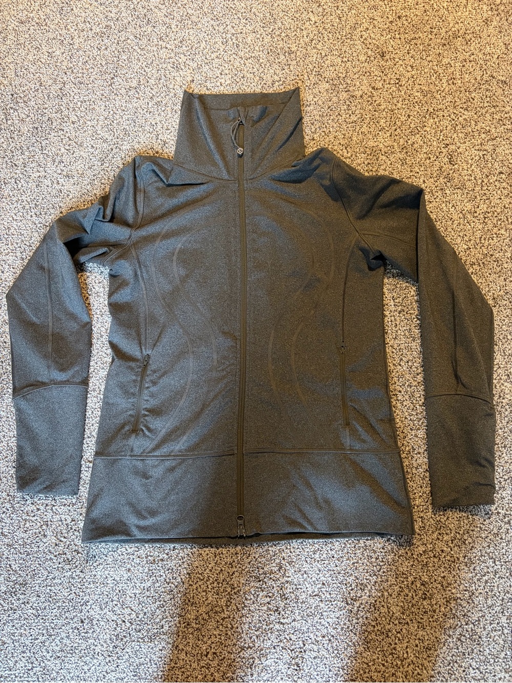 lululemon athletica In Stride Jacket in Charcoal Gray